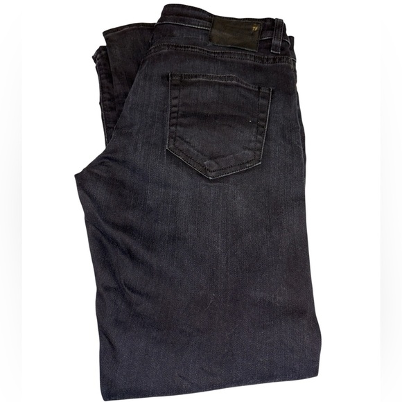 R13 Denim - R13 jeans Boy Skinny fit low waist relaxed tapered faded black denim size 25